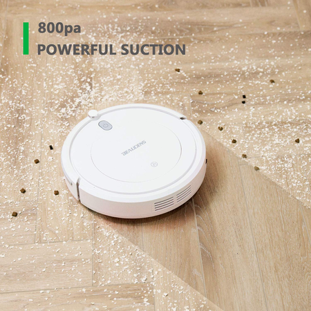 Robot lau nhà BEAUDENS Robot Vacuum Cleaner with Slim Design, Tangle-Free