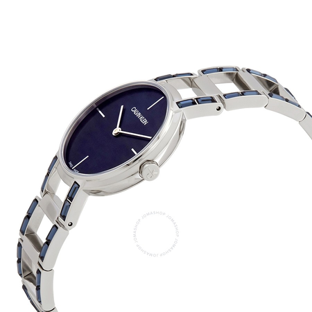 Calvin Klein Cheers Quartz Blue Dial Ladies Watch K8NZ3VVN