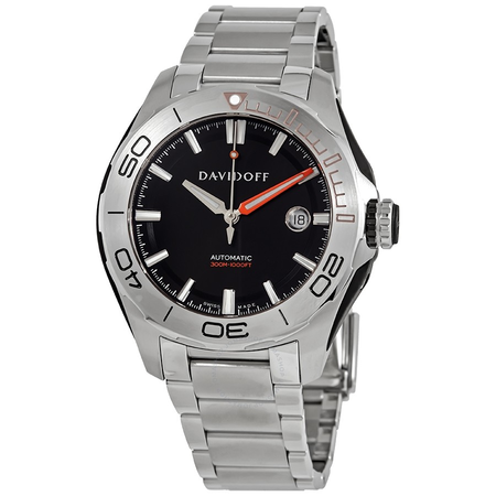 Davidoff Velocity Diver Automatic Black Dial Men's Watch 22442