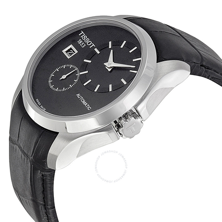 Tissot Couturier Automatic Black Dial Black Leather Men's Watch T035.428.16.051.00