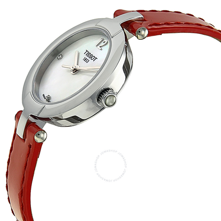 Tissot T-Trend Pinky Mother of Pearl Dial Diamond Ladies Watch T0842101611600 T084.210.16.116.00