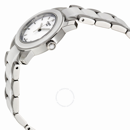Tissot T-Trend White Ceramic Ladies Watch T0642102201100 T064.210.22.011.00
