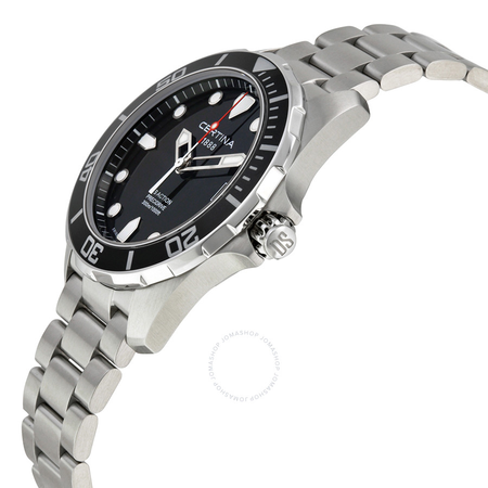 Certina DS Action - 3 Hands Black Dial Stainless Steel  Men's Watch C0324101105100 C032.410.11.051.00