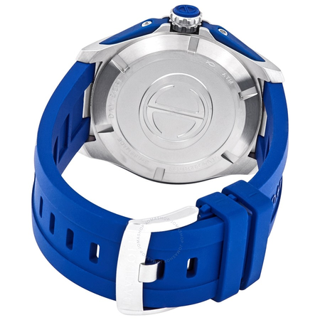 Davidoff Velocity Diver Automatic Blue Dial Blue Rubber Men's Watch 22440