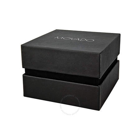 Movado Museum Black Dial Black Leather Men's Watch 0606502
