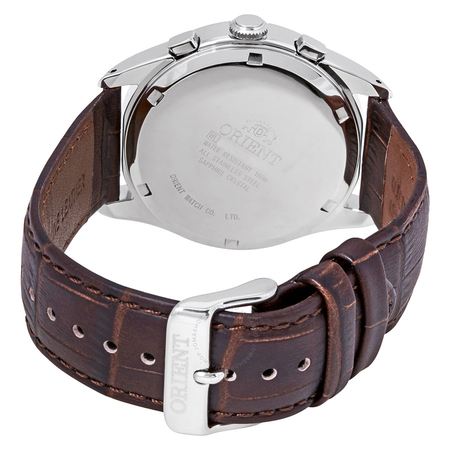 Orient Classic Chronograph White Dial Men's Watch FTV01005W