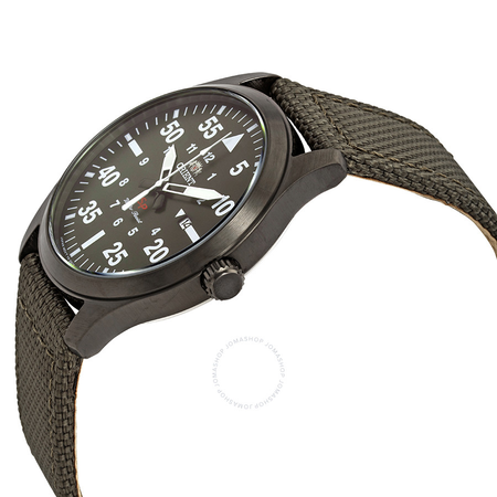 Orient Flight Green Dial Green Canvas Men's Watch FUNG2004F
