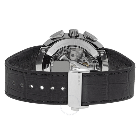 Rado D-Star Automatic Black Dial Black Leather Men's Watch R15556155