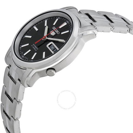 Seiko Series 5 Automatic Black Dial Stainless Steel Watch SNKL83