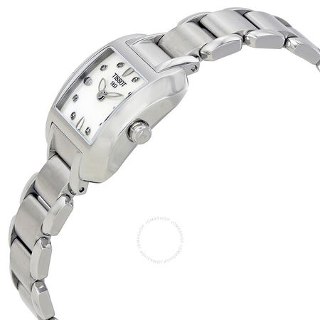 Tissot T-Trend T-Wave Mother of Pearl Diamond Ladies Watch T02.1.285.74