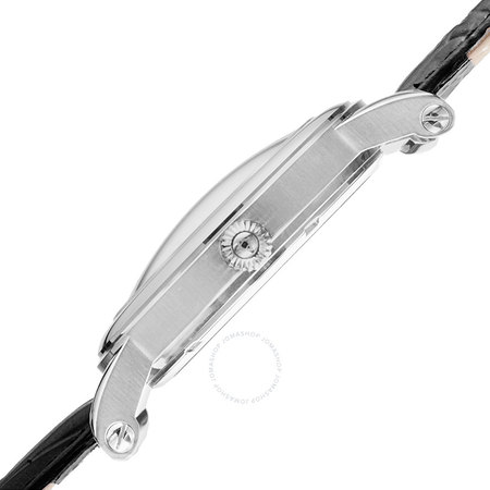 Akribos XXIV Akribos Black Dial Stainless Steel Black Leather Men's Watch AK632SSB