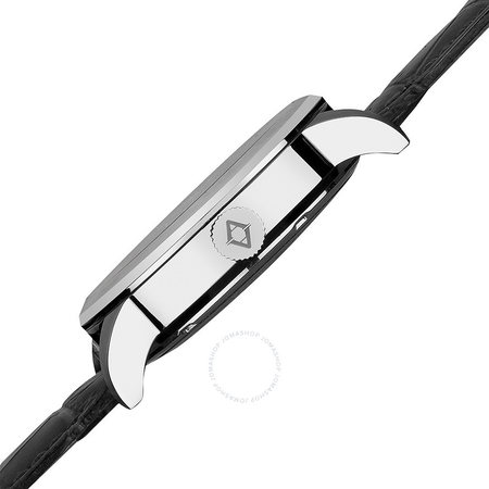 Akribos XXIV Akribos Manual Wind Skeleton Dial Black Leather Men's Watch AK538BK