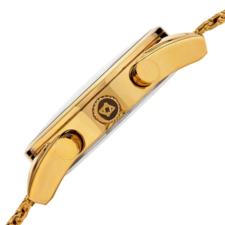 Akribos XXIV Gold Tone Dial Chronograph Men's Watch AK813YG