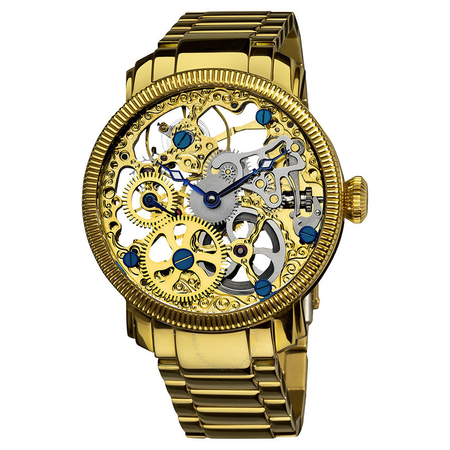 Akribos XXIV Manual Wind Gold-tone Stainless Steel Men's Watch AK525YG