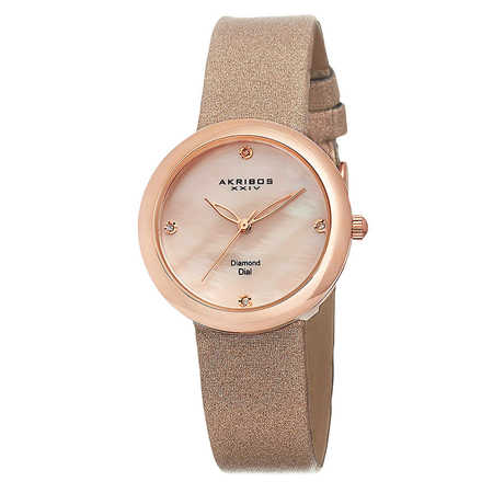 Akribos XXIV Mother-of-Pearl Ladies Watch AK687PK