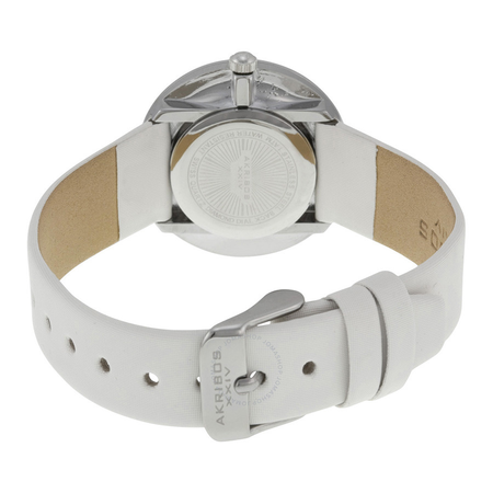 Akribos XXIV White Ladies Watch AK687SS