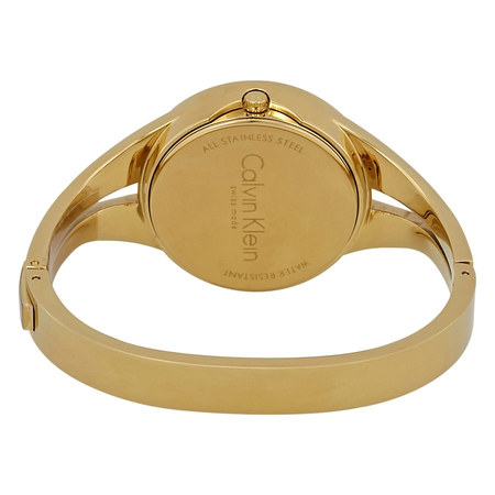 Calvin Klein Addict Black Dial Gold-tone  Ladies Watch K7W2S511