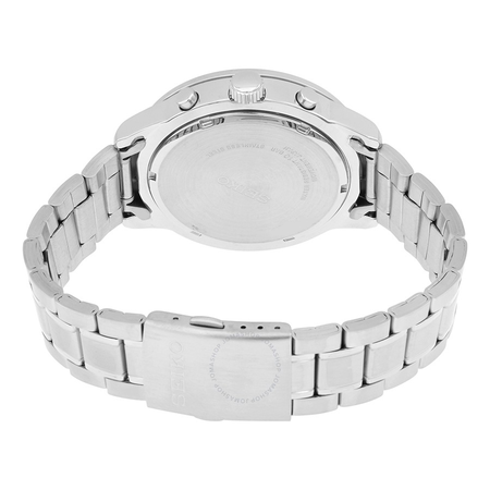 Seiko Chronograph Dark Grey Dial Stainless Steel Men's Watch SKS521