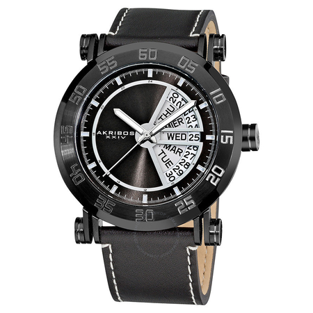 Akribos XXIV Akribos Black PVD Men's Watch AK552BK
