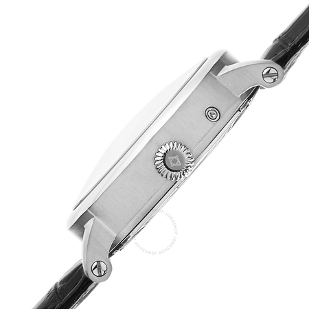 Akribos XXIV Akribos Cream Dial Black Leather Men's Watch AK633SSW