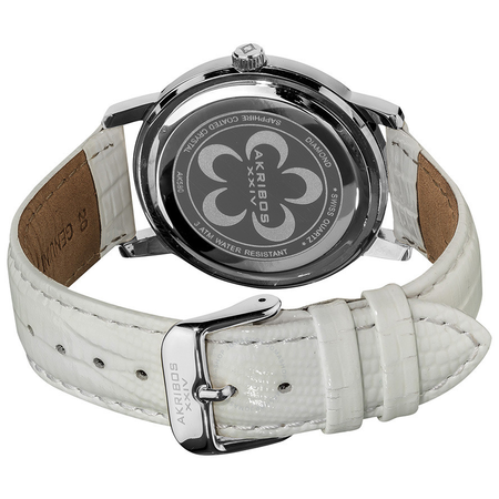 Akribos XXIV Akribos Diamond Mother of Pearl Dial Ladies Watch AK580SSW
