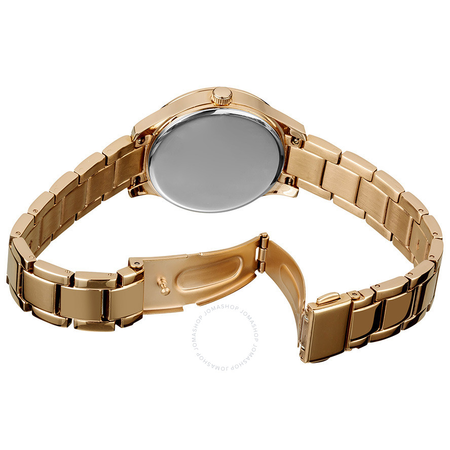 Akribos XXIV Akribos Diamond Rose Gold-tone Steel Ladies Watch AK570RG