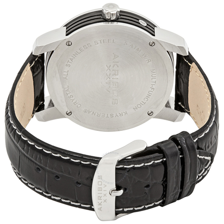 Akribos XXIV Akribos Ultimate Multi-Function Stainless Steel Men's Watch AK573SS