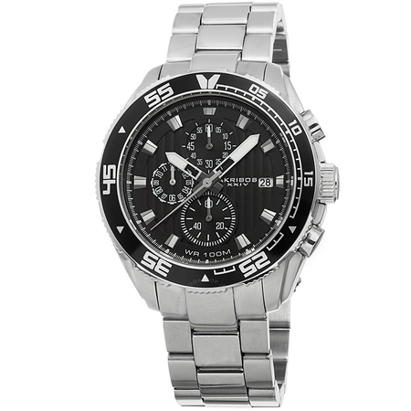 Akribos XXIV Black Matte Men's Watch AK646SSB