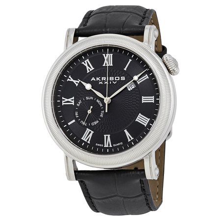 Akribos XXIV Black Men's  Watch AK673BK