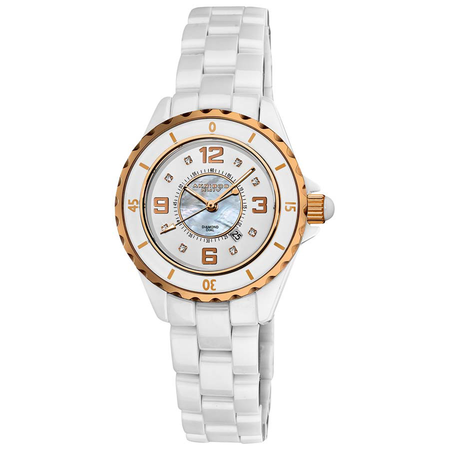 Akribos XXIV Ceramic Ladies Watch AK485WTR