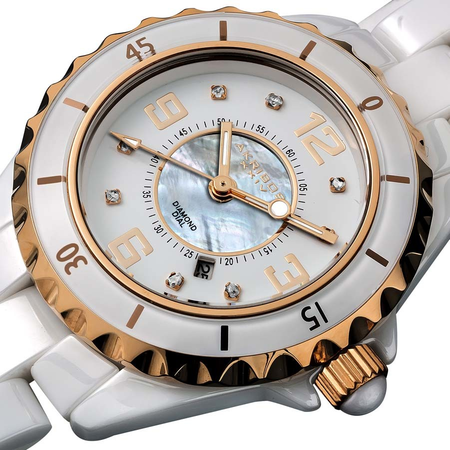 Akribos XXIV Ceramic Ladies Watch AK485WTR
