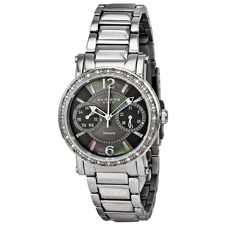 Akribos XXIV Diamond Ladies Watch AK472SS
