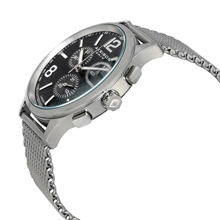 Akribos XXIV Silver-tone Stainless Steel Men's Watch AK719SSB