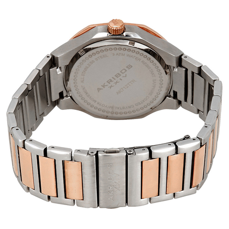 Akribos XXIV Blue Dial Two-tone Men's Watch AK712TTR