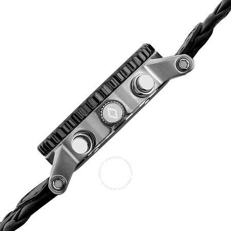Akribos XXIV Akribos Chronograph Black Leather Men's Watch AK571BK