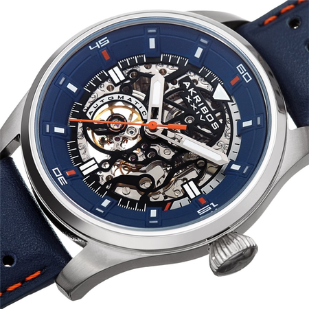 Akribos XXIV Blue Dial Men's Watch AK1010SSBU