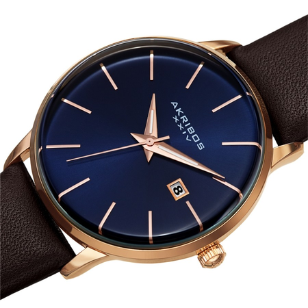 Akribos XXIV Blue Dial Men's Watch AK1064RGBU