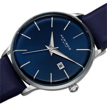 Akribos XXIV Blue Dial Men's Watch AK1064SSBU