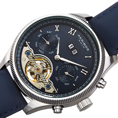 Akribos XXIV Blue Dial Men's Watch AK1065BU