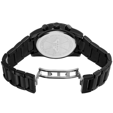 Akribos XXIV Chronograph Black Dial Men's Watch AK1072BK