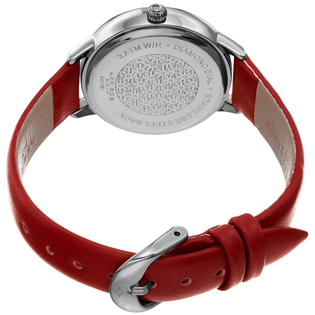 Akribos XXIV Diamond Silver-tone Dial Ladies Watch AK1051RD