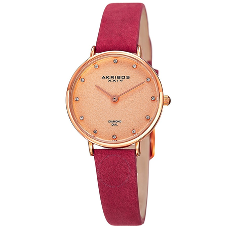 Akribos XXIV Quartz Diamond Ladies Watch AK882PK
