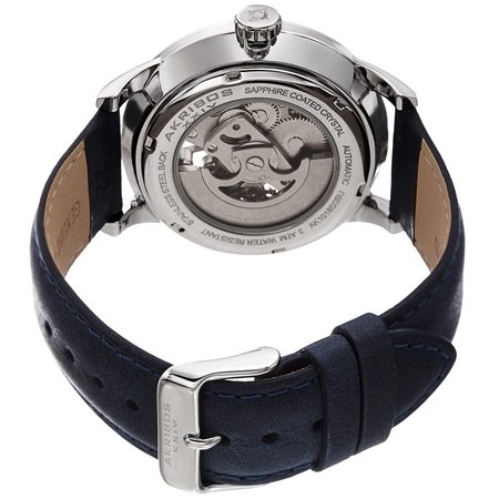 Akribos XXIV Silver-tone Dial Men's Watch AK1018SSBU