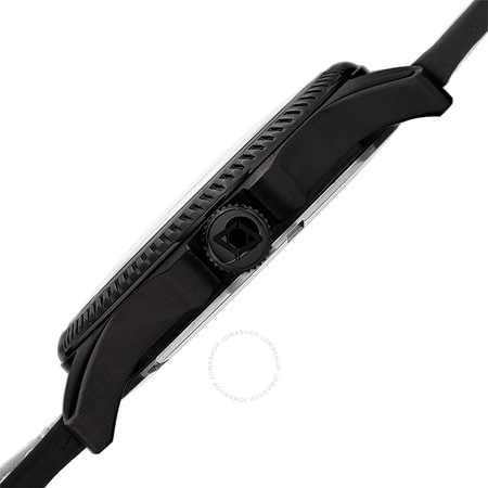 Akribos XXIV Trek Black Dial Black Leather Men's Watch AK833WT