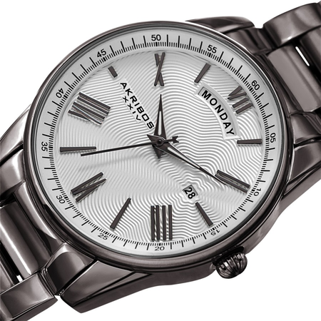 Akribos XXIV White Dial Men's Watch AK1039GN