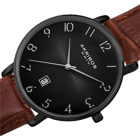 Akribos XXIV Black Dial Men's Watch AK1077BK