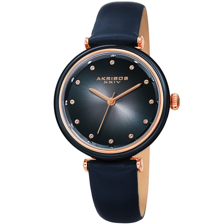 Akribos XXIV Blue Dial Ladies Watch AK1035BU
