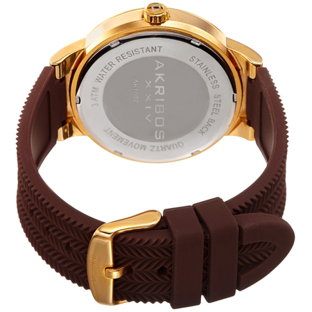 Akribos XXIV Brown Dial Men's Watch AK1007YGBR