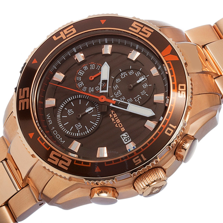 Akribos XXIV Brown Matte Men's Watch AK646RG