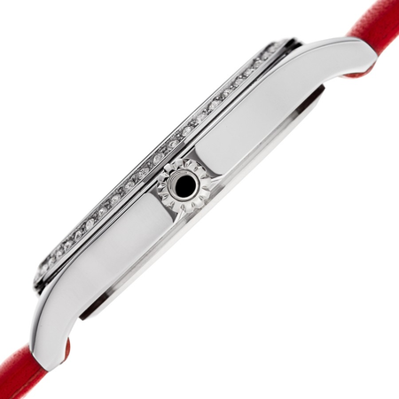 Akribos XXIV Diamond Red Dial Ladies Watch AK1011RD